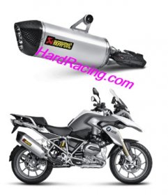 S-B12SO10-HAAT  Akrapovic System w/ Titanium Slip On-   BMW R1200 GS '13-16/R1200 GS ADV '14-16