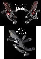 FTRBM004X  LighTech Rear Sets - BMW -S1000RR  '15-'18 / HP4 '15-18 /S1000R  '17-18