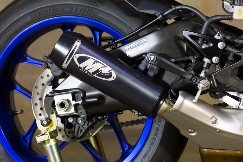 YA9922-GP   M4 Exhaust - Yamaha -'15-'24   R1  Standard Black Ceramic GP2  Slip On