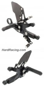 ATTACK Performance Black REAR SETS - '15-'16 BMW S1000RR  606110B
