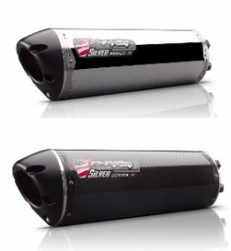 005-3040406V-S, 005-3040405V-S   TWO BROTHERS Silver Series Slip-on - '11-'15 GSX-R600/750