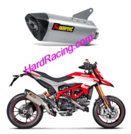 S-D9SO8-RT  Akrapovic Titanium Slip-on - '16-'18  Hyperstrada / Hypermotard