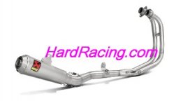 S-Y2R1-CUBSS   Akrapovic RACE Full System w/ Stainless Round Canister -Yamaha '14-'21  R25/ '16-'19 MT-03