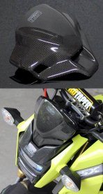 BPCX-7728  Tyga Performance Carbon Fiber Fly Screen - Honda GROM "SF ONLY" - IN STOCK