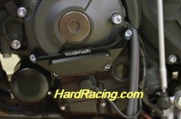 60-0416LI  Woodcraft Billet Alum. Engine Covers - LEFT SIDE - '17-18 FZ 10/ MT-10 '17-24 (PROTECTOR ONLY)
