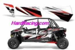 UTV Pro Armor -XP4 1000 LOWER DOOR INSERT GRAPHIC KIT- WHITE LIGHTNING  P144210WL