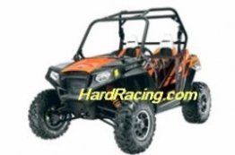 UTV Pro Armor - 2011 RZR-S LE GRAPHIC KIT - ORANGE MADNESS NO CUT OUTS   P081409OR