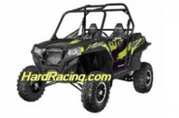 UTV Pro Armor -2013 RZR XP GRAPHIC KIT - STEALTH BLACK/GREEN W/ CUT OUTS   P132405BG