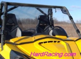 UTV Windshields - Can-Am Commander 800/1000 Scratch Resistant Full Windshield    WS-CA-COM-70