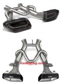S-MC/TI/2  Akrapovic Slip-On Exhaust Titanium - 2014-2017 McLaren 650S / 650S Spider
