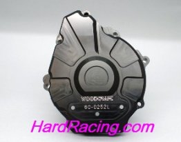 60-0252LB  Woodcraft Billet Alum. Engine Covers - LEFT SIDE - '17-'18 GSX-R1000