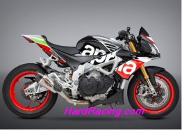 19250MP720   Yoshimura Alpha T Slip On Exhaust - Aprilia Tuono/RSV4  2017-20