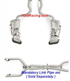 MTP-ME/T/2H/1   Akrapovic Evolution Exhaust Titanium - 2015-2017 Mercedes-AMG C 63 Sedan (W205)