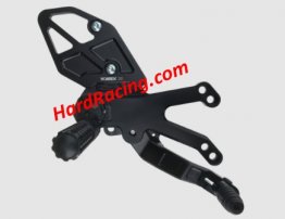 Vortex Rear Sets BLACK '15-'21 Yamaha R3 RS628K