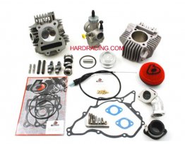 TB Parts TB 165cc Big Bore Kit, Race Head V2, and 28mm Carb Kit - Kawasaki KLX110/ KLX110L/ SUZUKI DRZ110 TBW90... | HardRacing