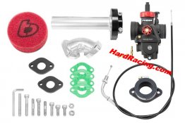 TB Parts Carb kit, Nibbi with Black Billet 1/4 Turn Throttle   - Yamaha  TTR110  TBW9554, TBW9559, TBW9562