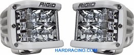 Rigid Industries LED Light Bar -  D-SS  PRO SPOT PATTERN PAIR w/WHITE FINISH   862213