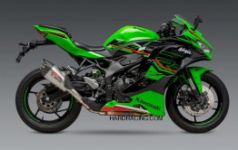 Yoshimura  AT2 Slip On   Full Stainless w/ Carbon End Cap   Exhaust - Kawasaki  ZX-4RR    2023-24   14720BP520