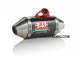 221100B250  Yoshimura RS-2 FULL SYSTEM - CARBON FIBER CAN W/STAINLESS HEADER - HONDA CRF110F  2013-18