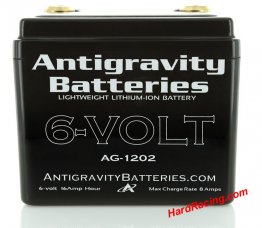 AntiGravity AG-1202 Lithium 6V Small Case Battery Special Voltage Series | AG-1202
