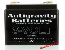 AntiGravity AG-802 Lithium 6V Small Case Battery Special Voltage Series | AG-802