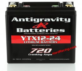 AntiGravity YTX12-24 Lithium Battery Extreme Power Series (XPS) Smallest Case Format | YTX12-24