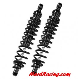 Bitubo HD036WME02V2 13" Dark Edition Twin Shocks | Adjustable Preload, Rebound & Length (331mm) - Harley Davidson