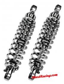 Bitubo HD038WME03 14" Chrome Edition Twin Shocks | Adjustable Preload, Rebound & Length (356mm) - Harley Davidson