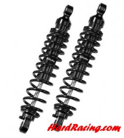 Bitubo HD040WME02V2 12" Dark Edition Twin Shocks | Adjustable Preload, Rebound & Length (306mm) - Harley Davidson