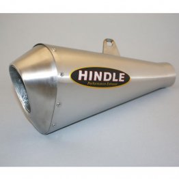 75-0135M   Hindle Full Stainless Exhaust w/ Evo Megaphone Satin SS   Kawasaki EX300 Ninja 300 Models