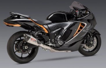 11211AP520  Yoshimura Race AT2 Stainless Full Exhaust w/ Stainless Muffler - '21-'25 Suzuki GSX-R1300 Busa