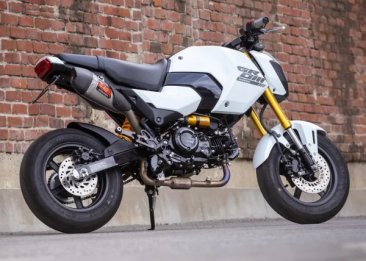 Yoshimura GROM 2022-26 RS-9T Stainless High Mount Full Exhaust, w/ Stainless Muffler, 12122SR520