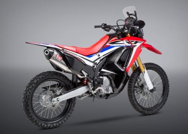 123400D520   Yoshimura RACE RS-4 FULL SYSTEM -  STAINLESS CAN W/CARBON FIBER END CAP & STAINLESS HEADER - HONDA CRF250L / RALLY  2017-20