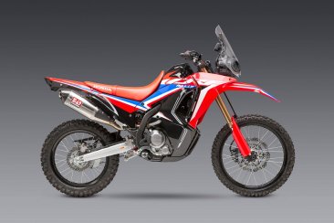 123412D520  Yoshimura  Race RS-4  Slip On- Stainless Exhaust w/ Stainless Muffler &Carbon End Cap  - HONDA CRF300L/Rally  2021-24