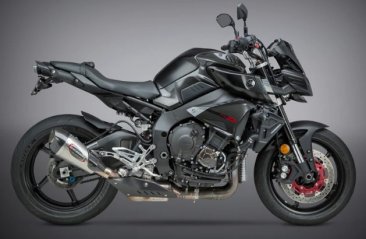 13100BP520  Yoshimura  FZ-10 17/MT-10 18-21 Race ALPHA T Stainless Slip-on Exhaust, w/ Stainless Muffler - Yamaha  FZ-10 '17-'18 / MT-10 '18-'21