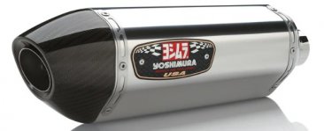 1314205  Yoshimura R-77 Dual Stainless Slip-ons w/ Stainless Mufflers - '09-'14 R1