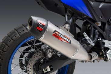 Yoshimura RS-12  Stainless Full System Exhaust w/ Carbon End Cap - Yamaha '21-24  Tenere 700    13710AS521