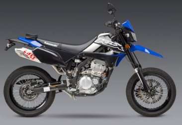 14302BC350   Yoshimura RS-2 Stainless Slip-On w/ Aluminum Muffler - Kawasaki KLX250S/SF 09-20 / KLX300S/SM 21-26