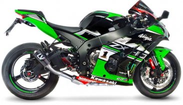 Leo Vince 15200CU LV-10 CARBON FIBER Slip-On for Kawasaki ZX-10R/RR Ninja 2016 - 2024