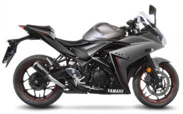 Leo Vince 15212BU LV-10 BLACK EDITION Slip-On for Yamaha YZF-R25 / R3  2014 - 2025