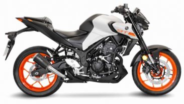 Leo Vince 15212BU LV-10 BLACK EDITION Slip-On for Yamaha MT-25 / MT-03 2014 - 2025