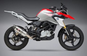 Yoshimura R-77 Stainless Full Exhaust w/ Stainless Can - 2018-2024 BMW G 310 R/GS   15350AJ521