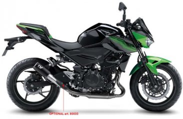 Leo Vince 15400BU LV CORSA BLACK EDITION Slip-On for Kawasaki Ninja 400/500 Z400/500  2018 - 2025