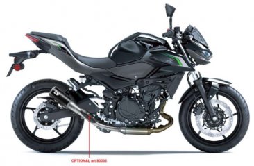 Leo Vince 15400BU LV CORSA BLACK EDITION Slip-On for Kawasaki Ninja 400/500 Z400/500  2018 - 2025