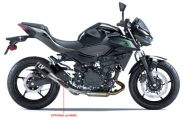 Leo Vince 15400CU LV CORSA CARBON FIBER Slip-On for Kawasaki Ninja 400/500 Z400/500  2018 - 2025