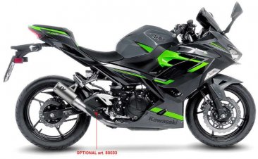 Leo Vince 15400TU LV CORSA TITANIUM Slip-On for Kawasaki Ninja 400/500 Z400/500  2018 - 2025