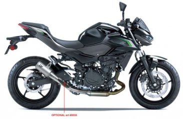 Leo Vince 15400TU LV CORSA TITANIUM Slip-On for Kawasaki Ninja 400/500 Z400/500  2018 - 2025