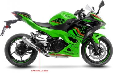 Leo Vince 15400TU LV CORSA TITANIUM Slip-On for Kawasaki Ninja 400/500 Z400/500  2018 - 2025