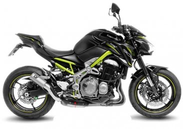 Leo Vince 15402TU LV CORSA TITANIUM Slip-On for Kawasaki Z900 / ZR900  2017 - 2025