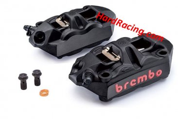 Brembo M4 CAST ALUM. Front Black Monobloc Brake Calipers 108mm – 220.A397.50 + Free Express Shipping !